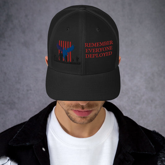 B: RED Remember Everyone Deployed Hat