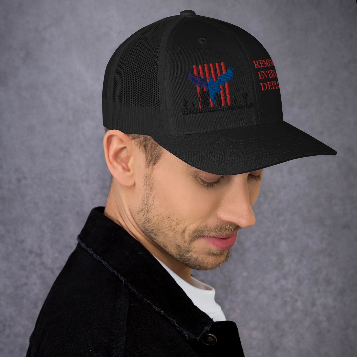 B: RED Remember Everyone Deployed Hat