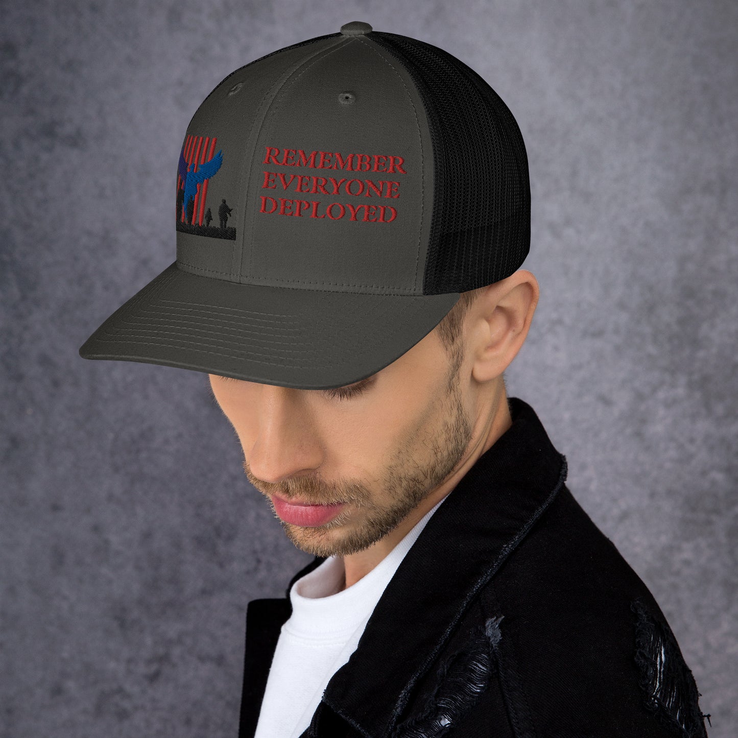 B: RED Remember Everyone Deployed Hat