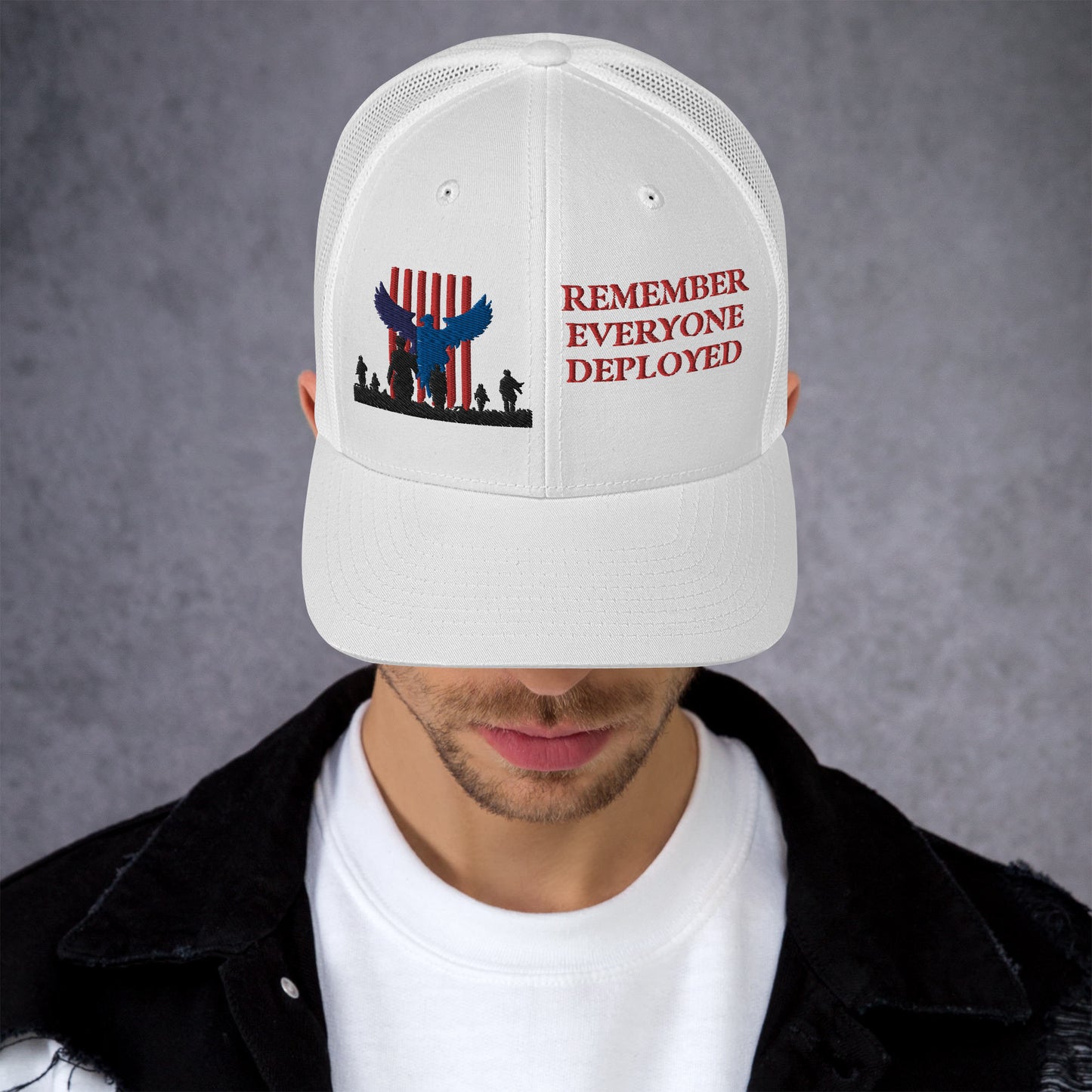 B: RED Remember Everyone Deployed Hat