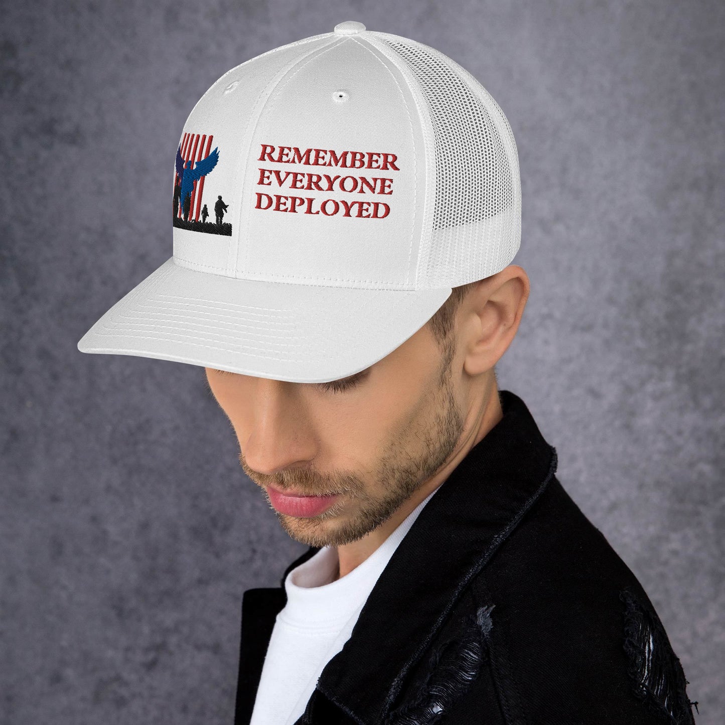 B: RED Remember Everyone Deployed Hat