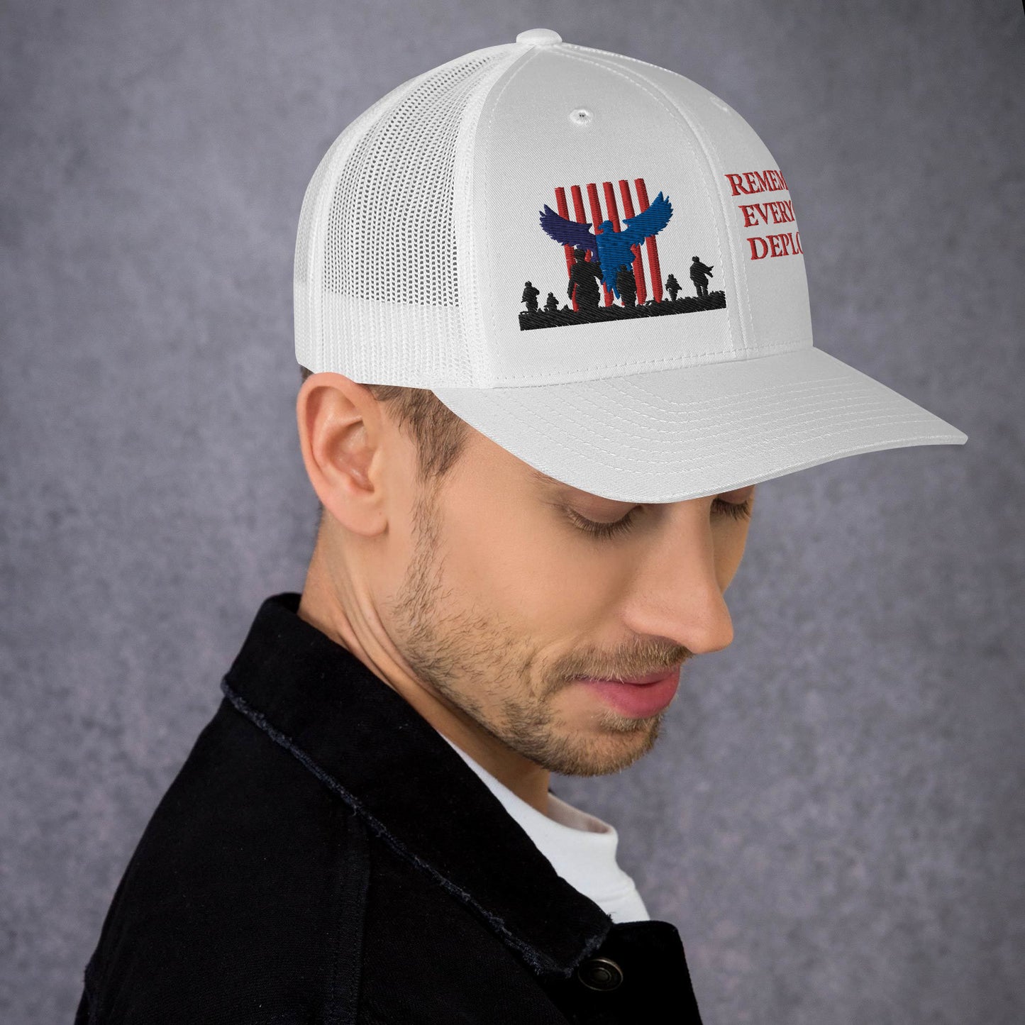 B: RED Remember Everyone Deployed Hat
