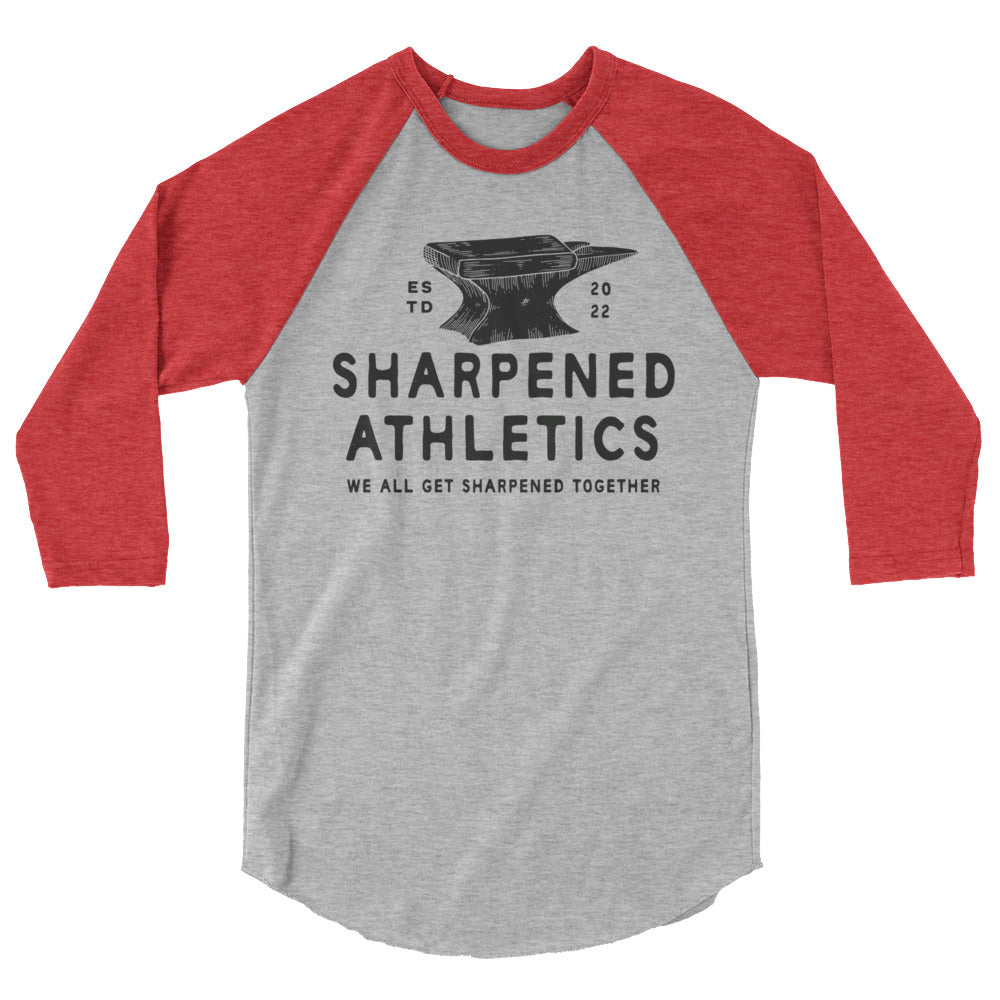 3/4 sleeve raglan shirt