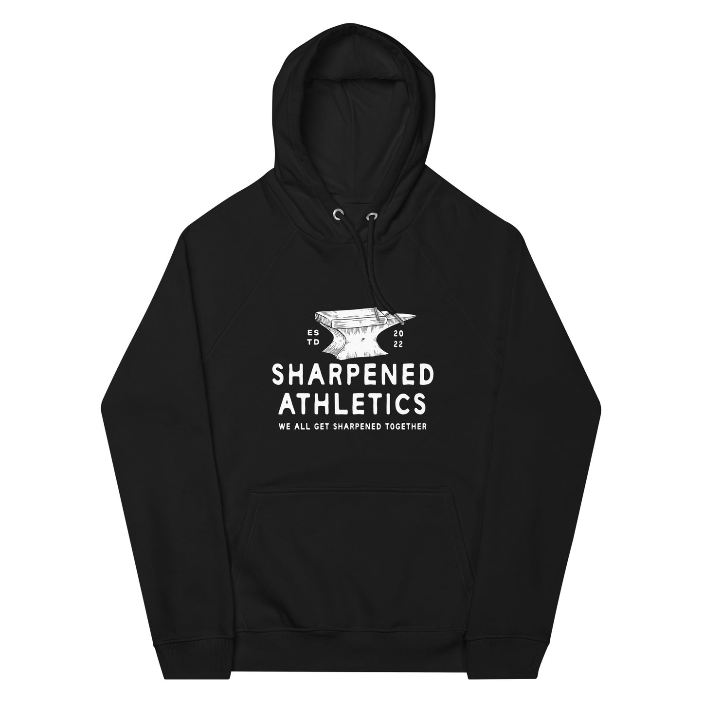 Unisex eco raglan hoodie