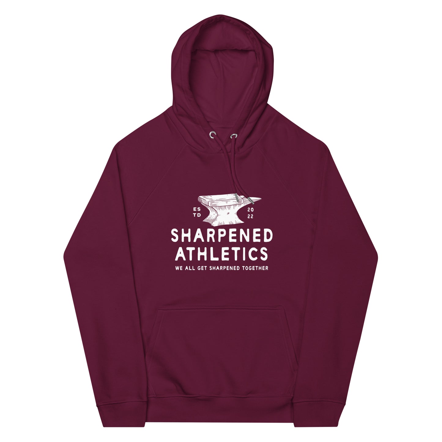 Unisex eco raglan hoodie
