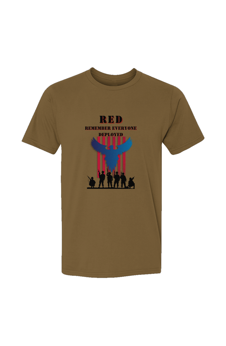 Apliiq RED T shirt USA-Made 