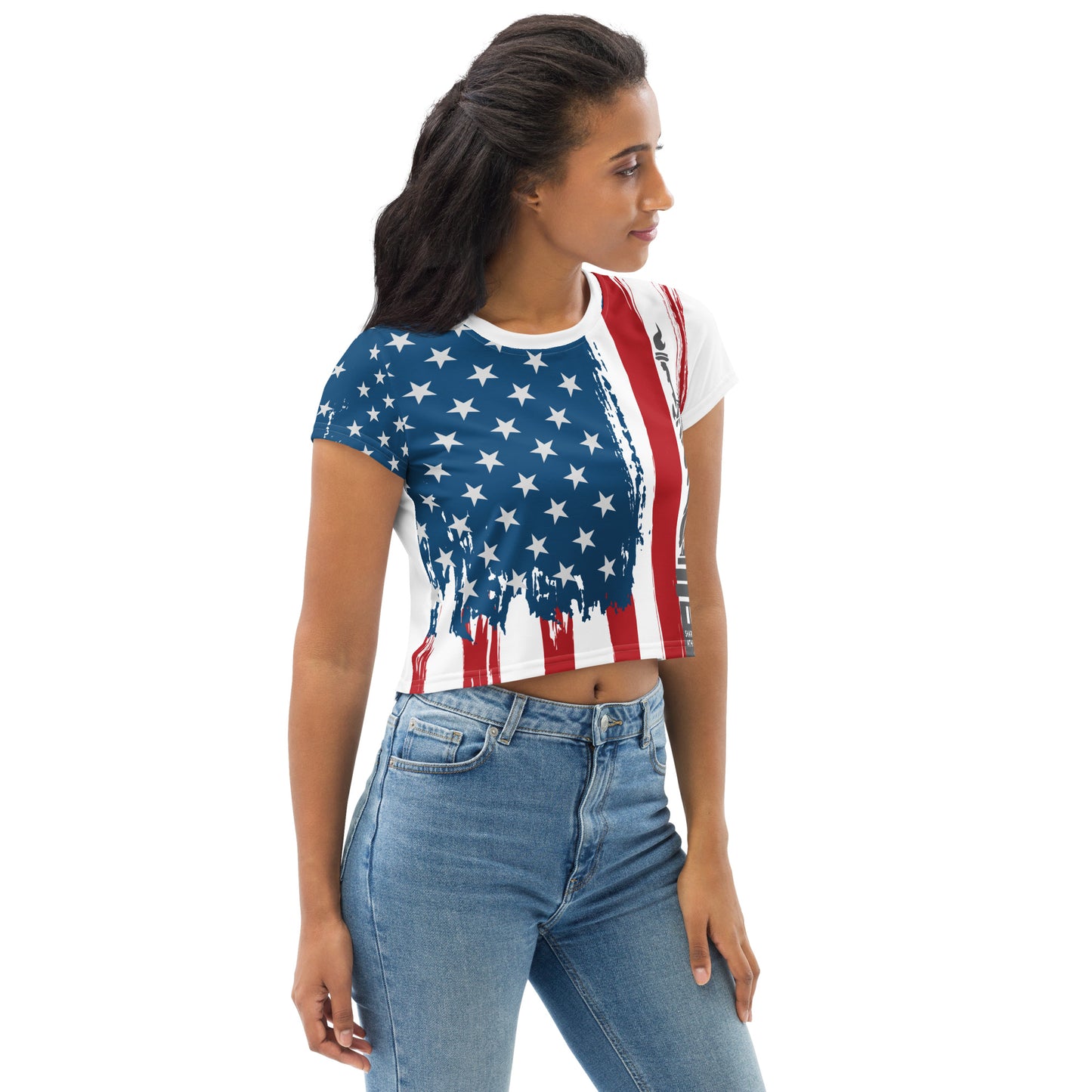 Fourth of July Crop Tee