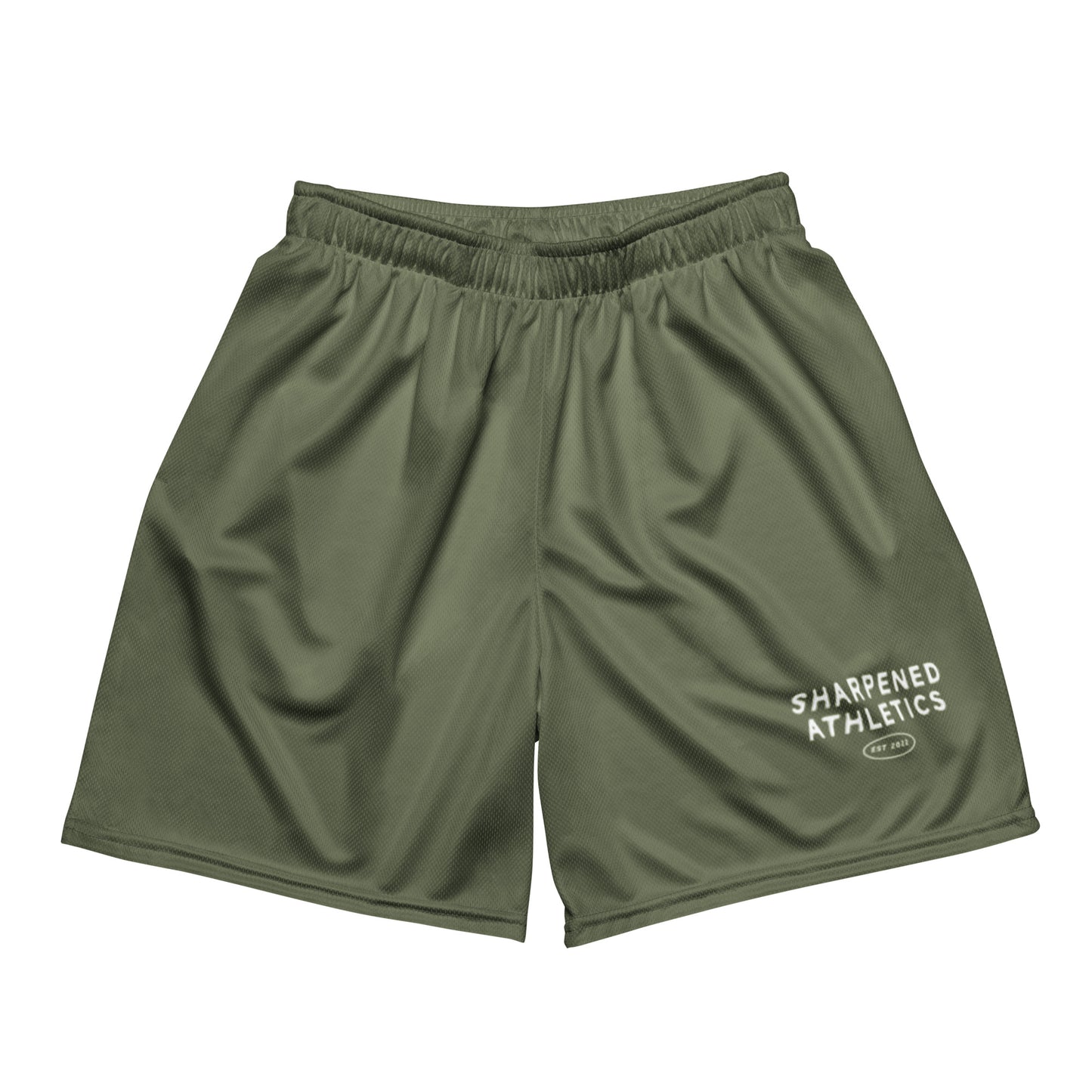 Olive Mesh Shorts